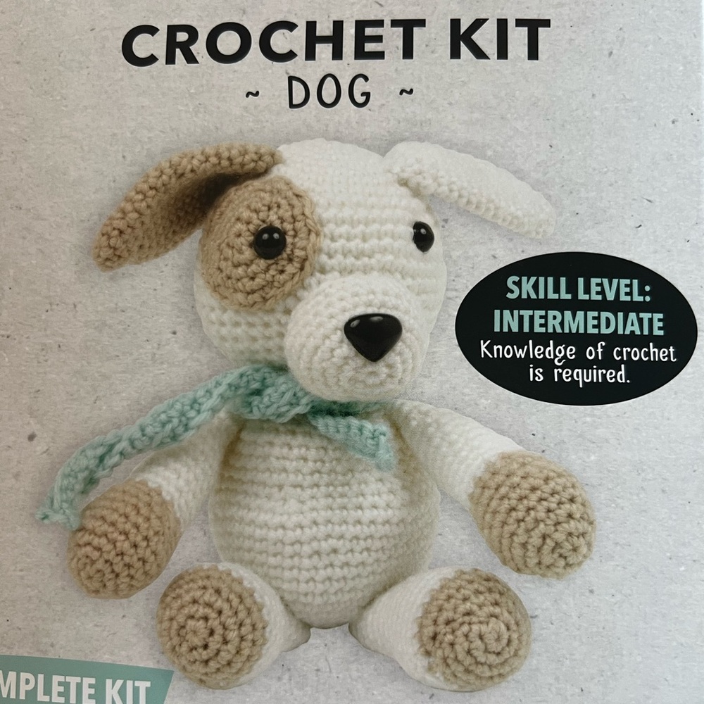 Needles Creation Crochet Kit to make Dog
